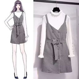 40套小清新的校園風(fēng)服裝成衣效果圖