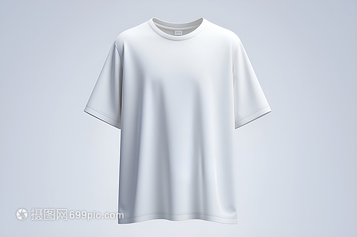 白色t恤掛墻展示